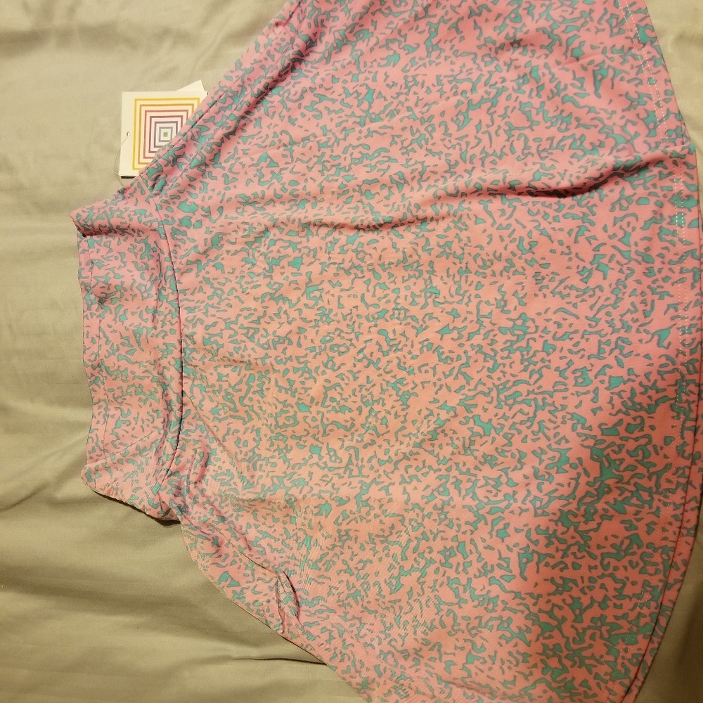 Lularoe kids azure size 6 pink/teal. Nwt